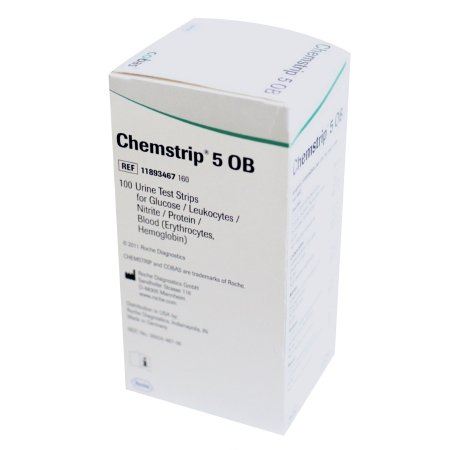 Urinalysis Test Strips Chemstrip® 5 OB (Blood, G .. .  .  